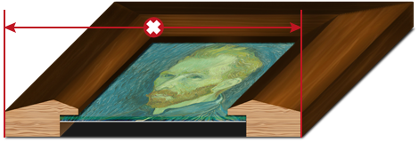 Do not measure the outside dimensions